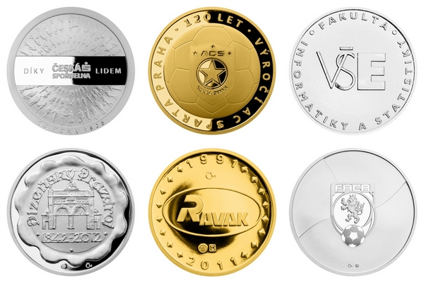 Korporátní ražby České mincovny si oblíbily velké i malé podniky.