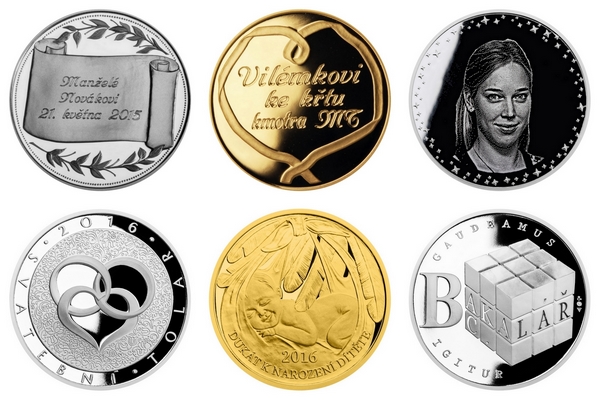 Díky personifikaci bude vaše medaile jediný unikát na světě.