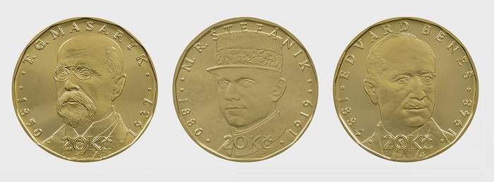 Dvacetikoruny ke 100 letům od Vzniku Československa