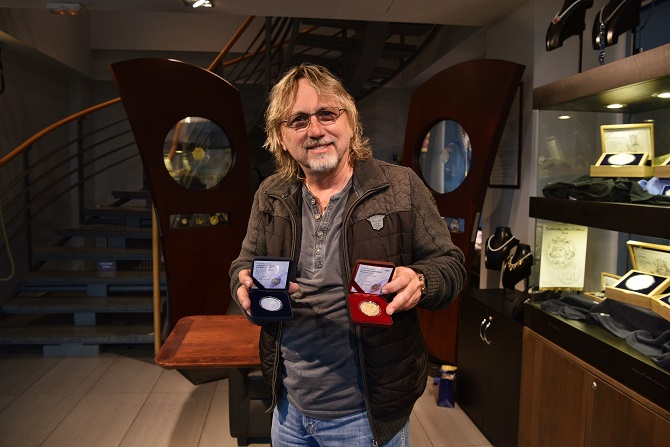 Autogramiáda Dalibora Jandy v České mincovně