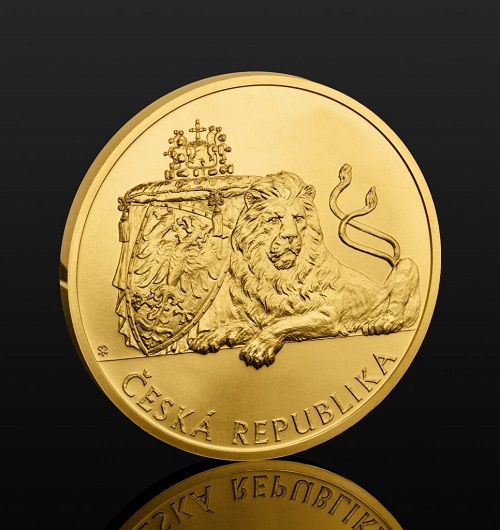 Cena pro vítěze - zlatá mince Český lev